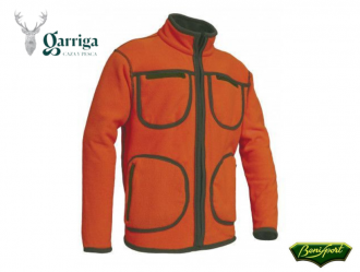 CHAQUETA REVERSIBLE NARANJAVERDE FORRO POLAR